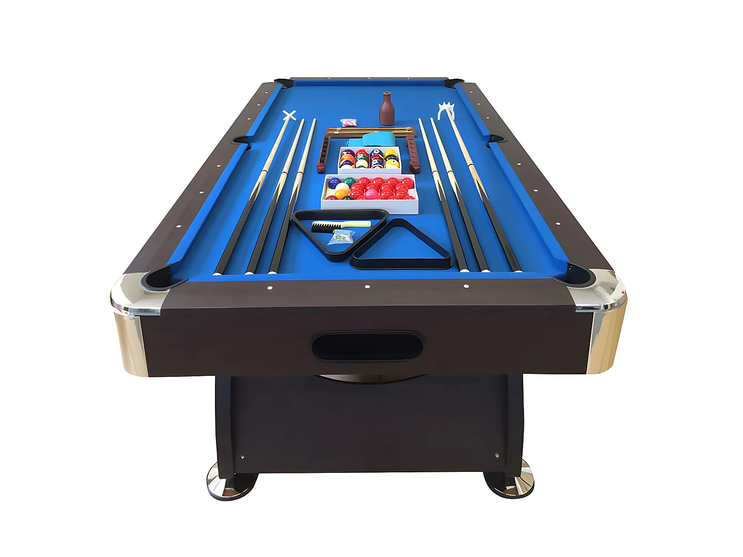 Table de billard 8 pieds complet d’accessoires – Viper Blue
