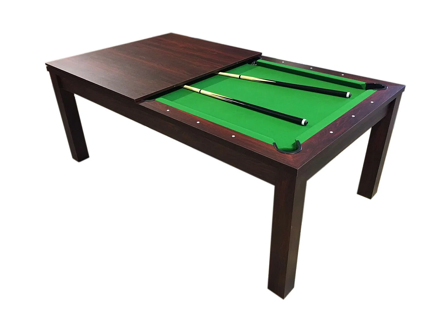Table de Billard 7 pieds vert convertible en table – Atremis