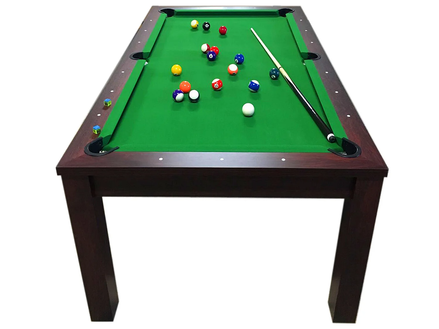 Table de Billard 7 pieds vert convertible en table – Atremis
