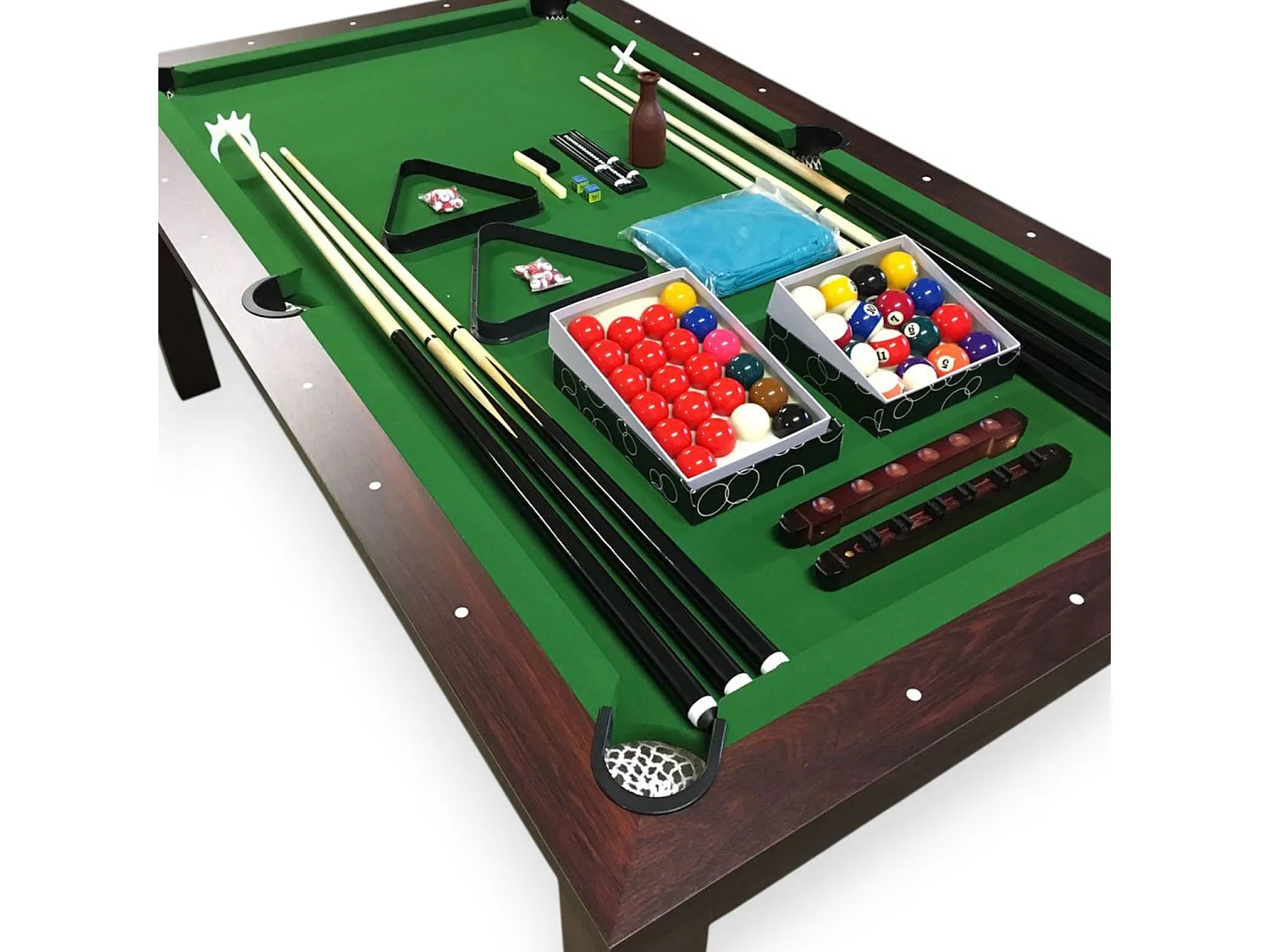 Table de billard convertible 7 pieds avec table à manger – Artemis