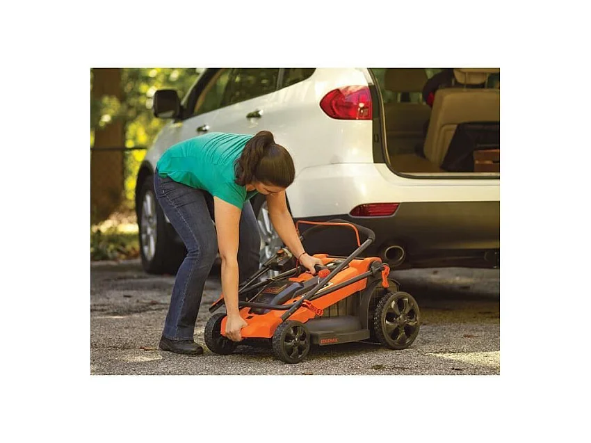 Elektrischer Rasenmäher BLACK + DECKER 48cm 2000W Mulching 4 in 1