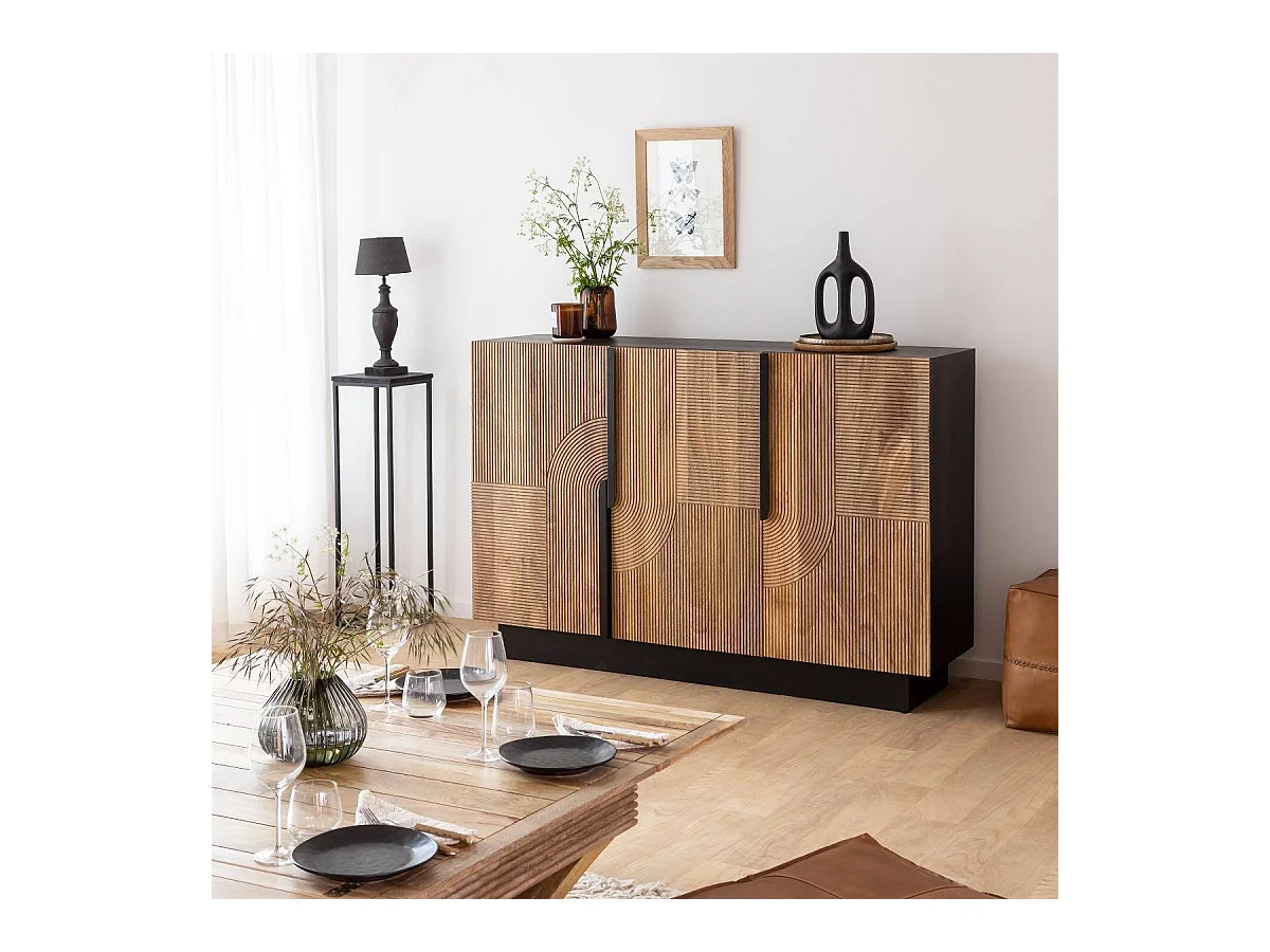 Buffet en bois de manguier Galliance