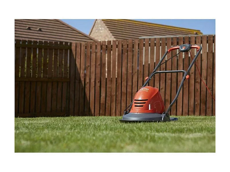 Tondeuse electrique sur coussin dair - Largeur de coupe 25 cm - FLYMO Turbo Lite 250
