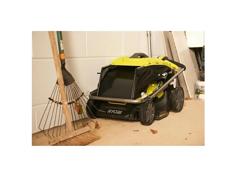 Tondeuse RYOBI 18V LithiumPlus Brushless coupe 37cm - 1 batterie 5,0 Ah - 1 chargeur rapide - RY18LMX37A-150