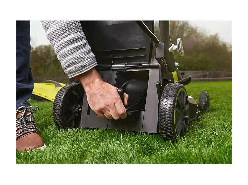 Tondeuse RYOBI 18V LithiumPlus Brushless coupe 37cm - 1 batterie 5,0 Ah - 1 chargeur rapide - RY18LMX37A-150