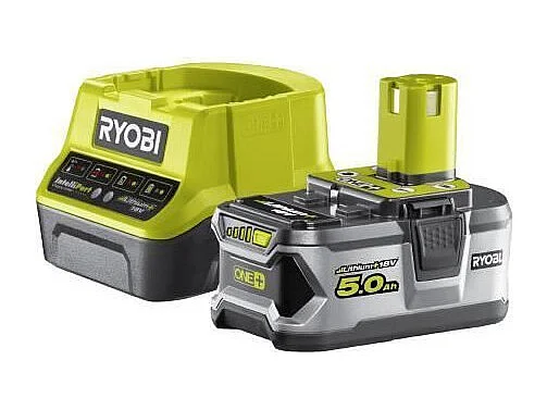 Tondeuse RYOBI 18V LithiumPlus Brushless coupe 37cm - 1 batterie 5,0 Ah - 1 chargeur rapide - RY18LMX37A-150