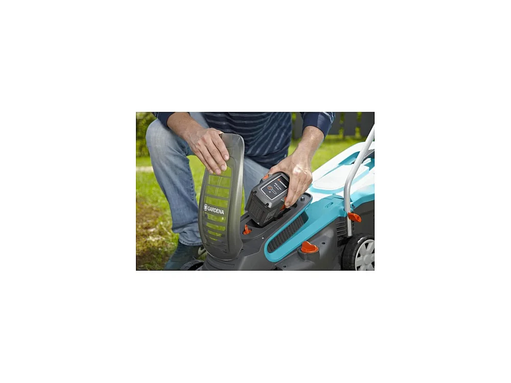 Tagliaerba elettrico PowerMax™ Li-40/32 - Batteria 40V - Larghezza di taglio 32cm - Cesto raccoglierba da 30L - Per giardini fino a 280m²