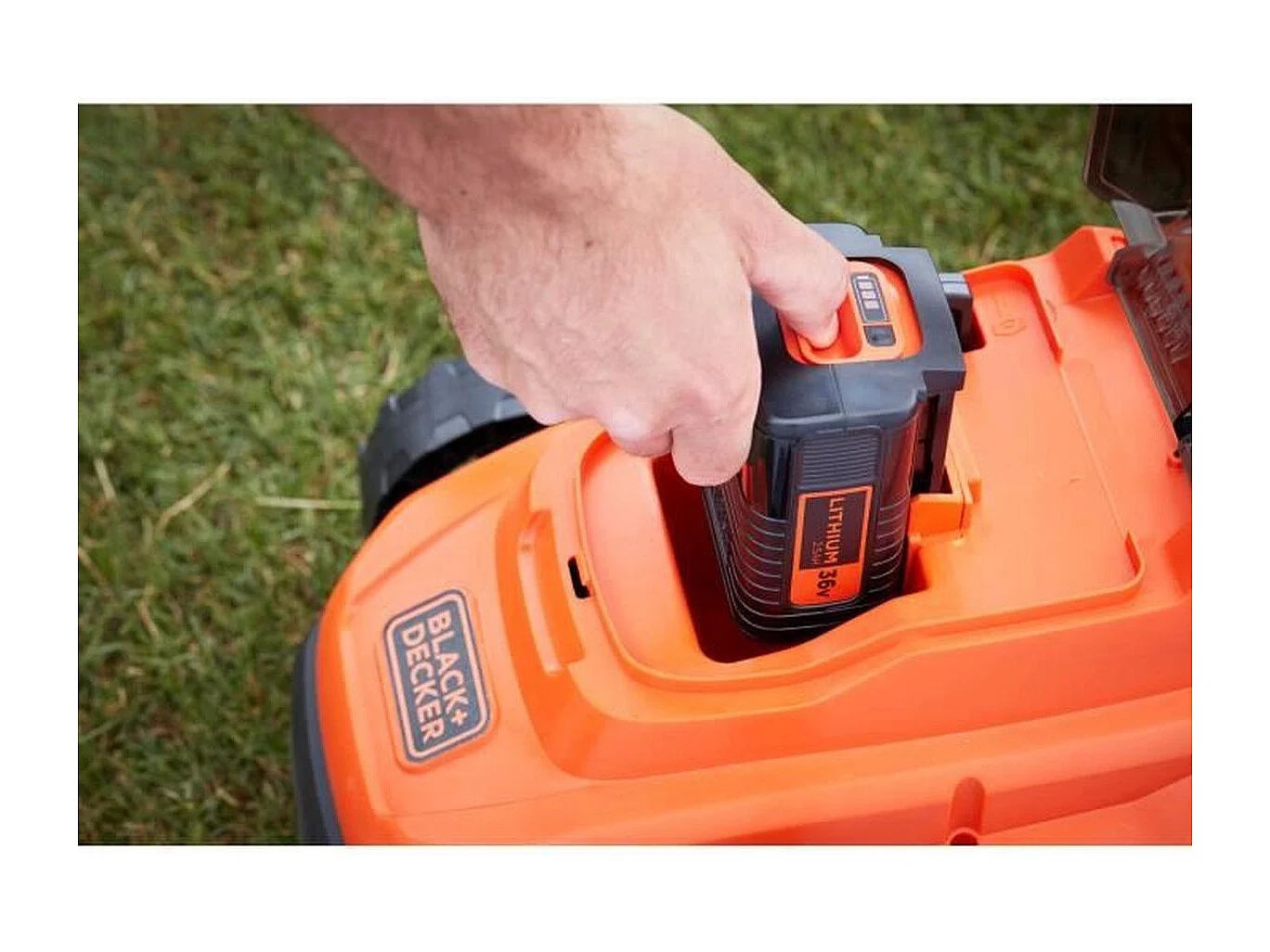 Draadloze grasmaaier BLACK & DECKER BCMW3336L1-QW - 36V - 33 cm - 2,5Ah - Mulching