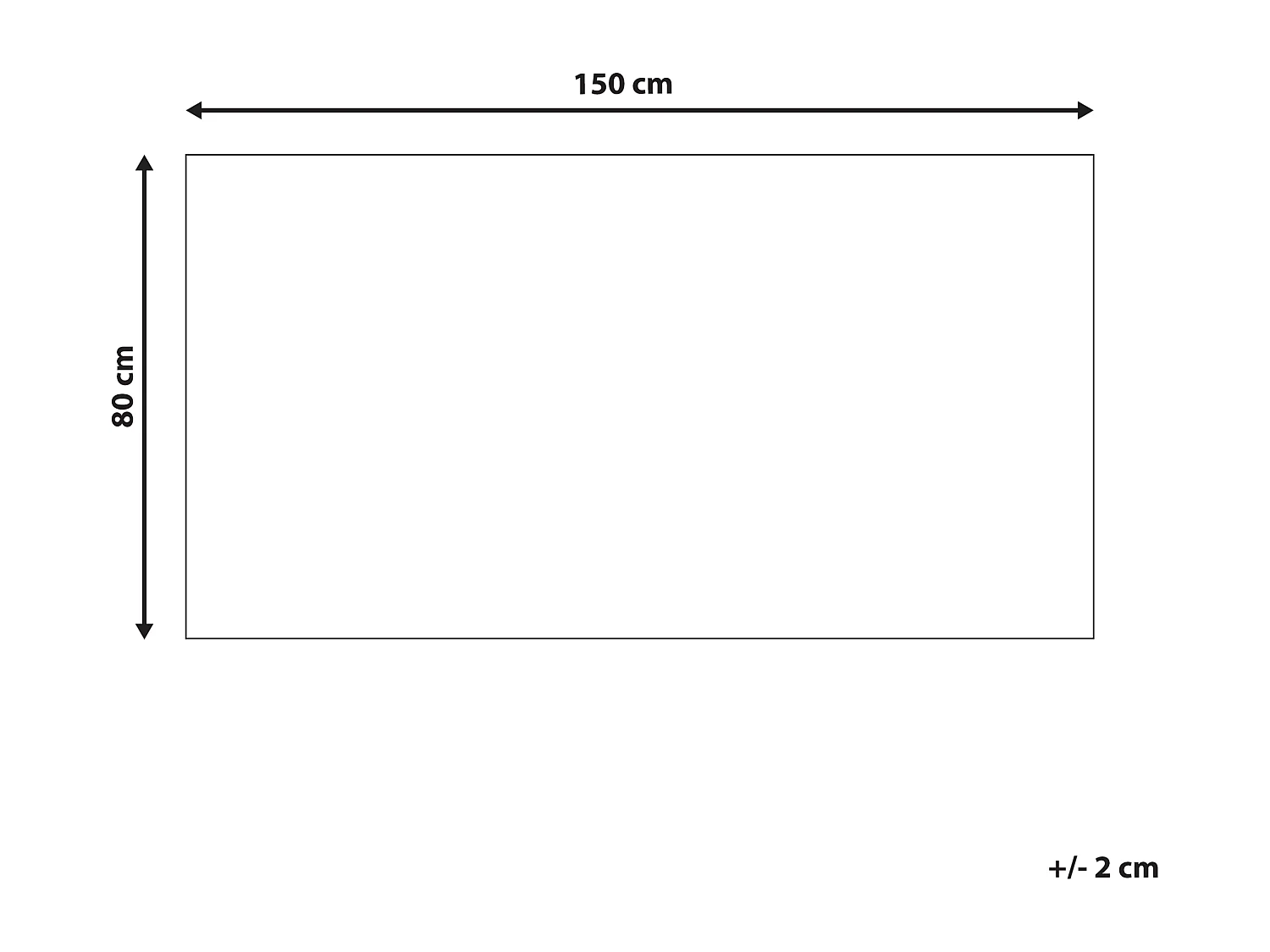 Dywan 80 x 150 cm beżowo-biały BAGLAR