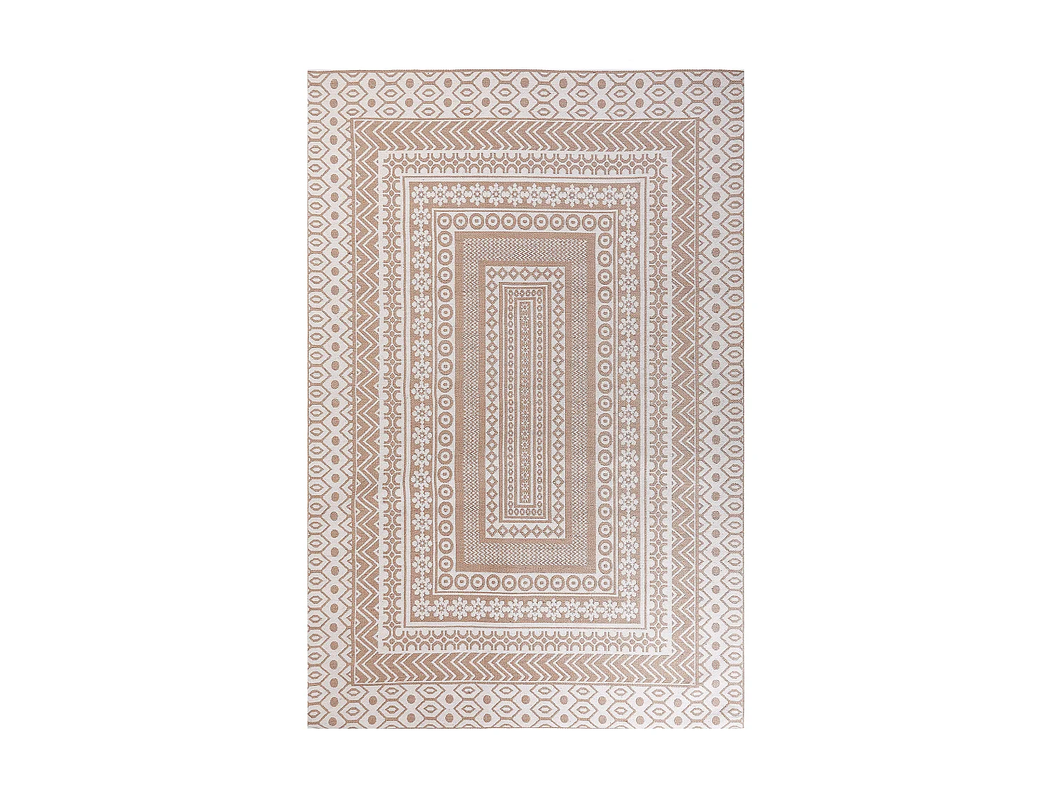 Tapis BAGLAR Blanc 200 x 300 cm Jute