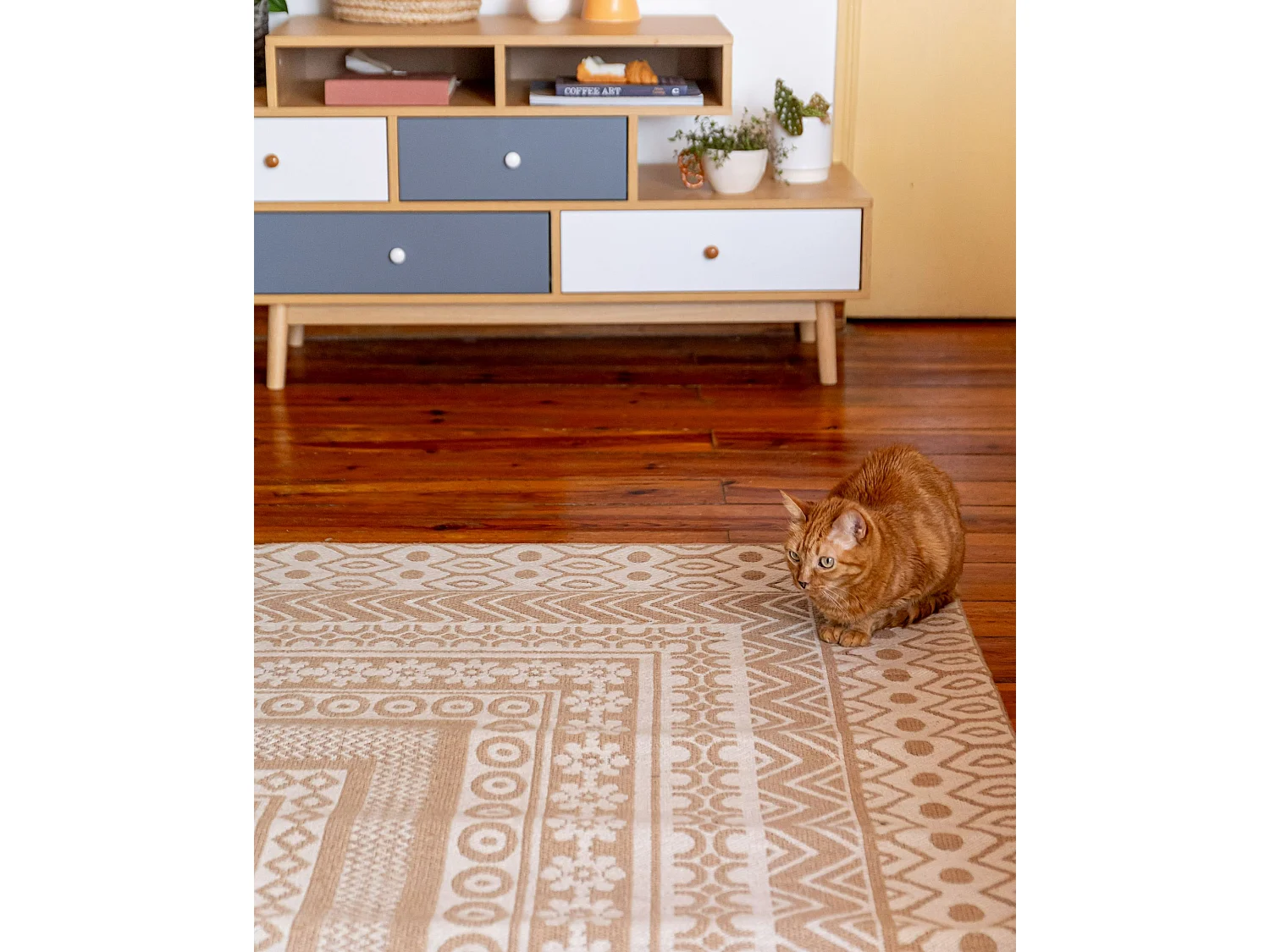 Tapis BAGLAR 200 x 300 cm Jute Blanc