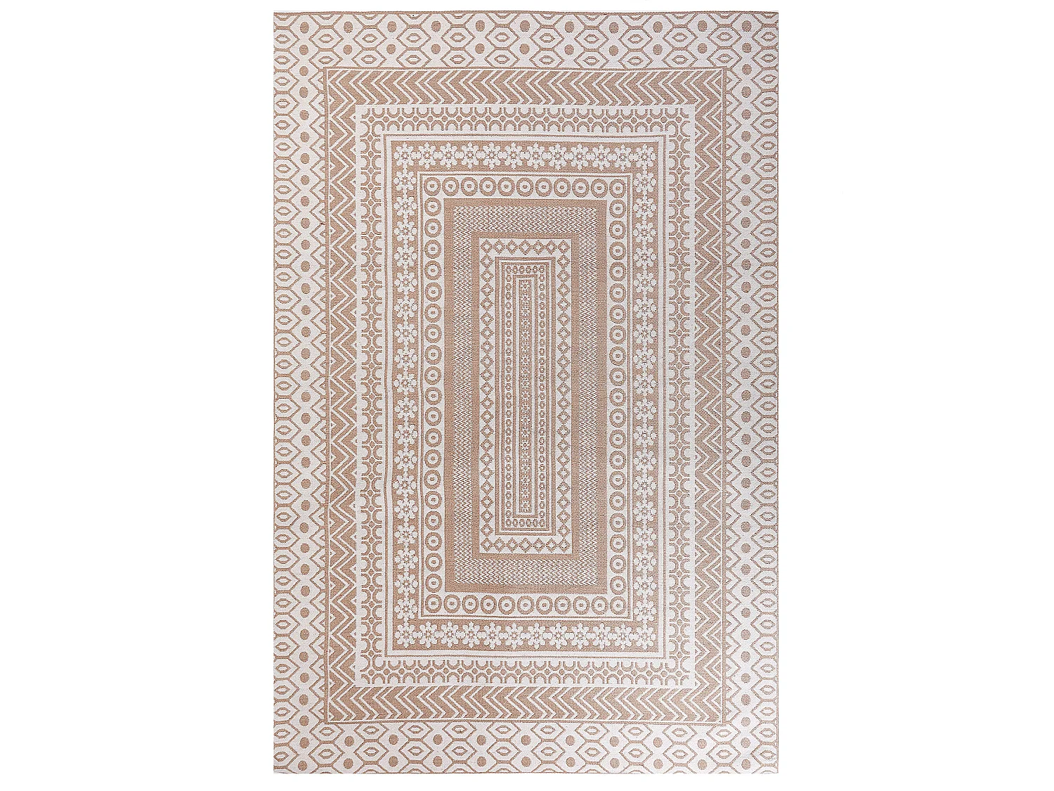 Tapis BAGLAR 200 x 300 cm Jute Blanc