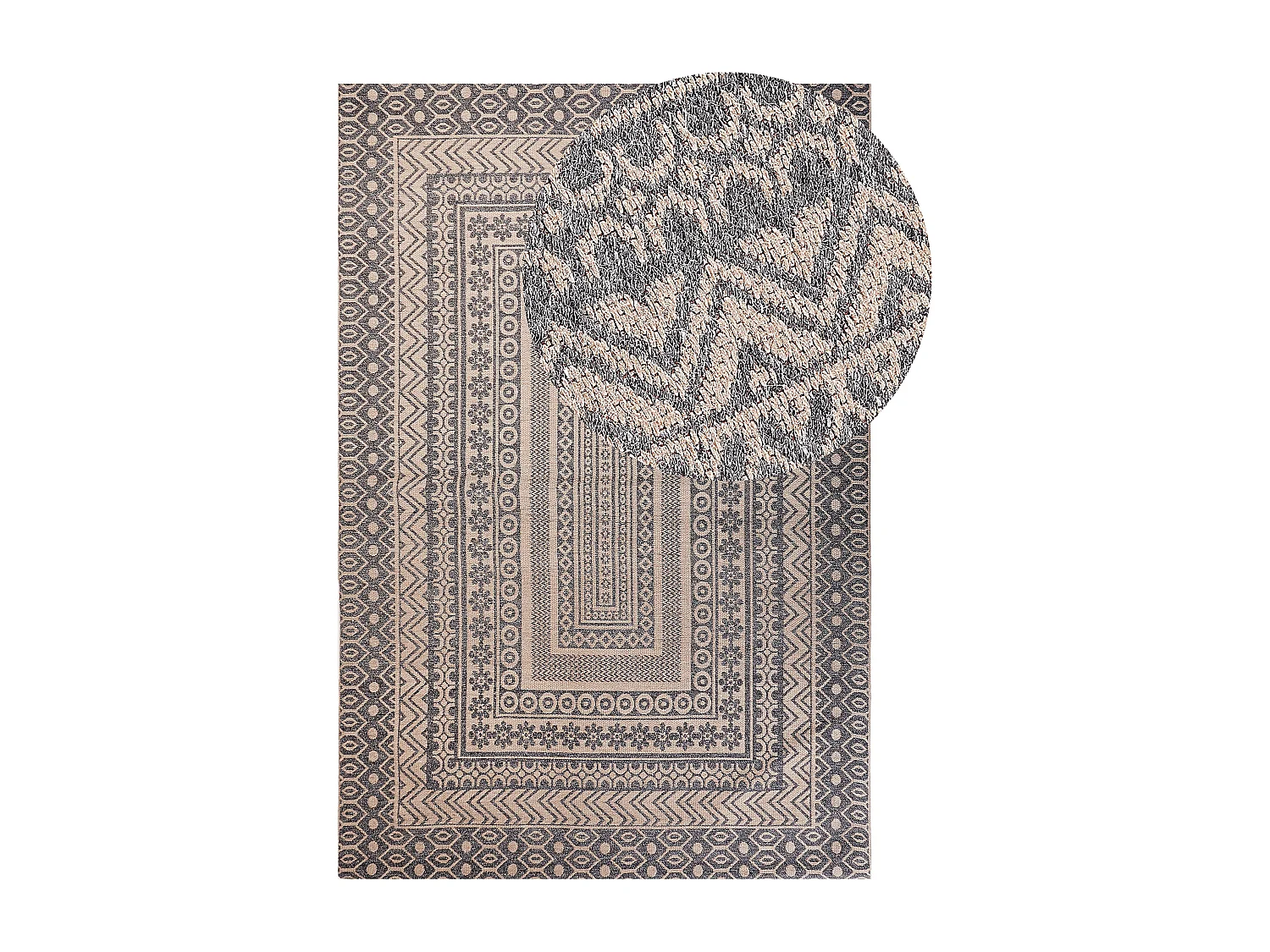 Tapis BAGLAR Gris 200 x 300 cm Jute