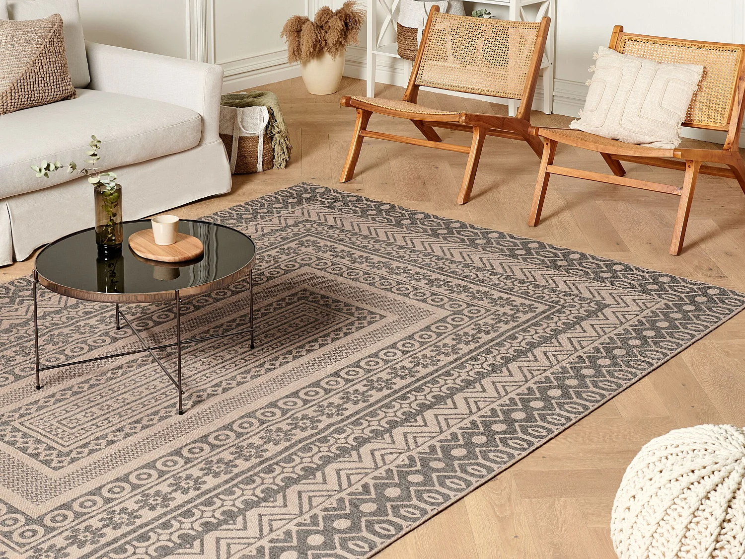 Tapis BAGLAR 200 x 300 cm Jute Gris