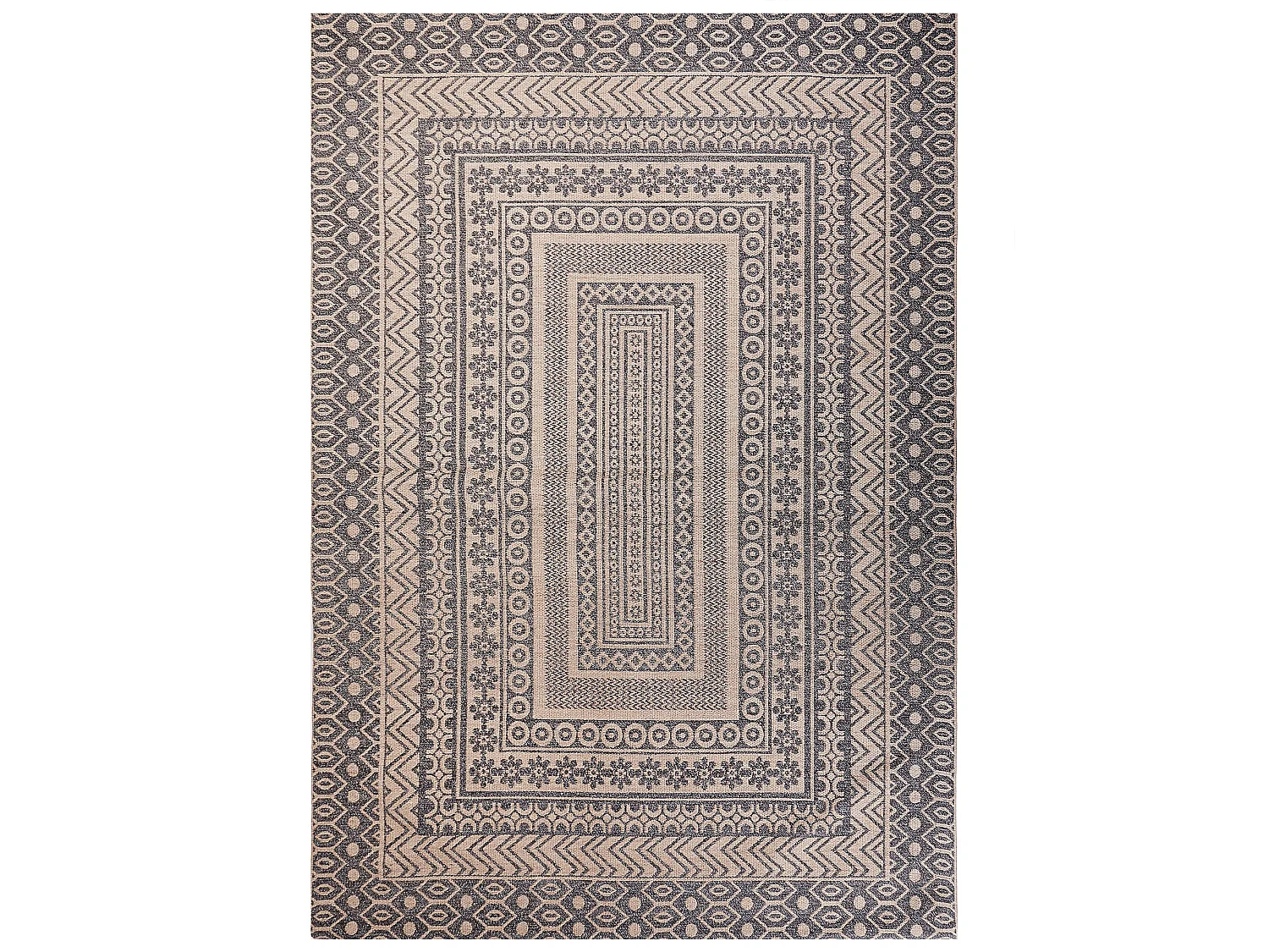Tapis BAGLAR 160 x 230 cm Jute Gris