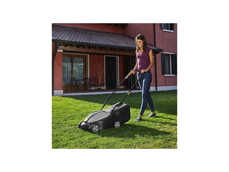 Cortacésped a batería AL1 3020 Li Kit 20V 4Ah - 30 cm, compacto, silencioso, motor de inducción, cargador incluido, color gris