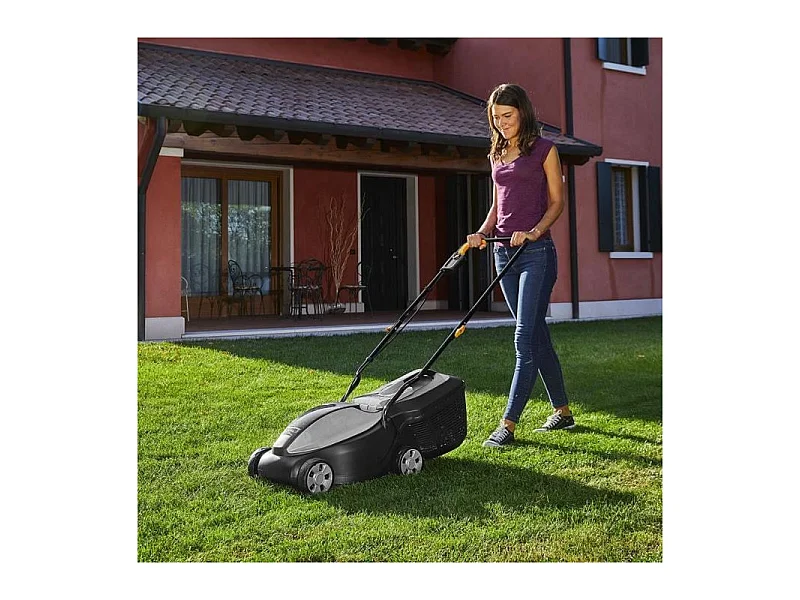 Cortacésped a batería AL1 3020 Li Kit 20V 4Ah - 30 cm, compacto, silencioso, motor de inducción, cargador incluido, color gris