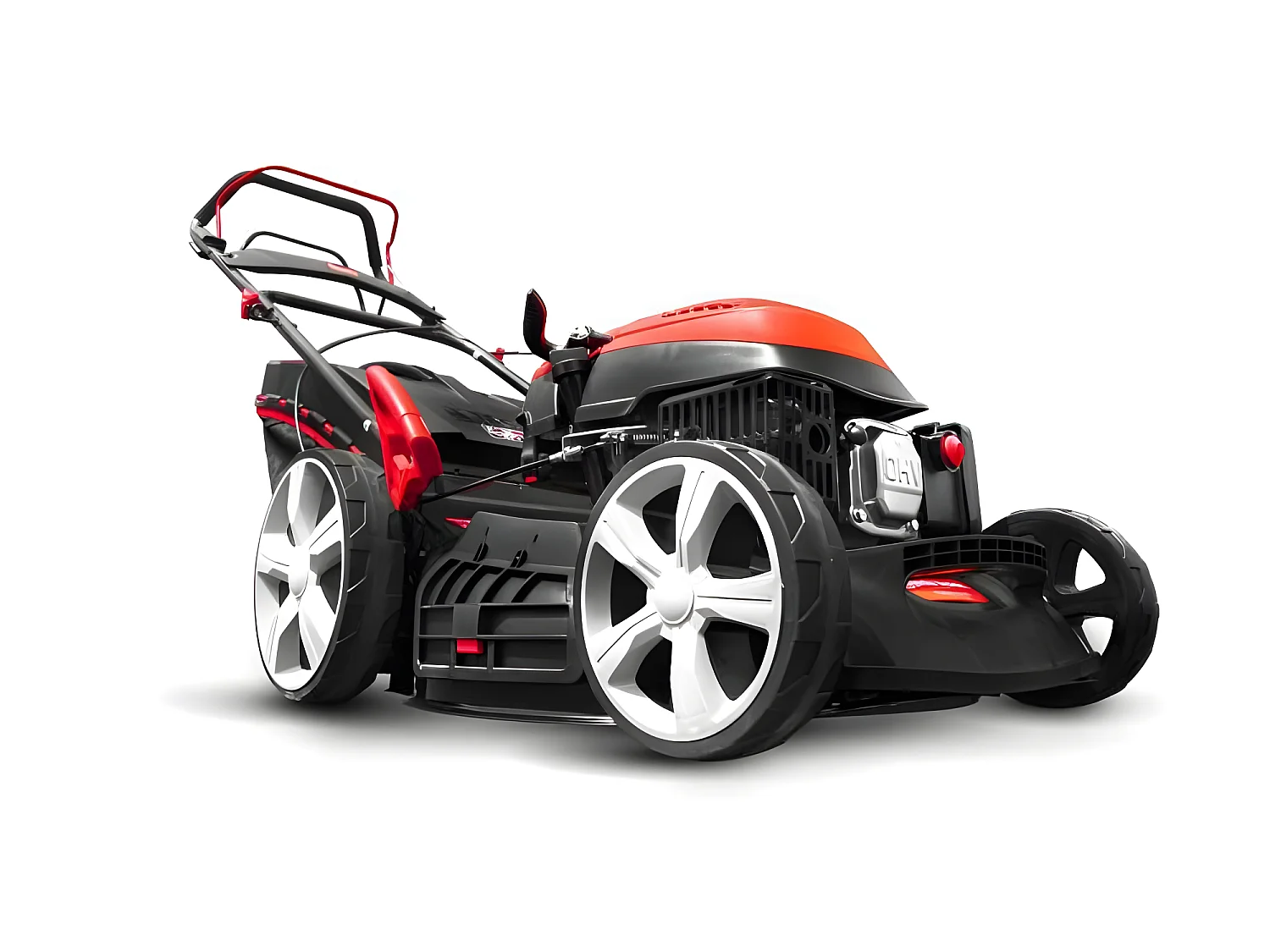 Tondeuse thermique tractée -  - Mulching - 173CC / 2.6Kw - 51cm