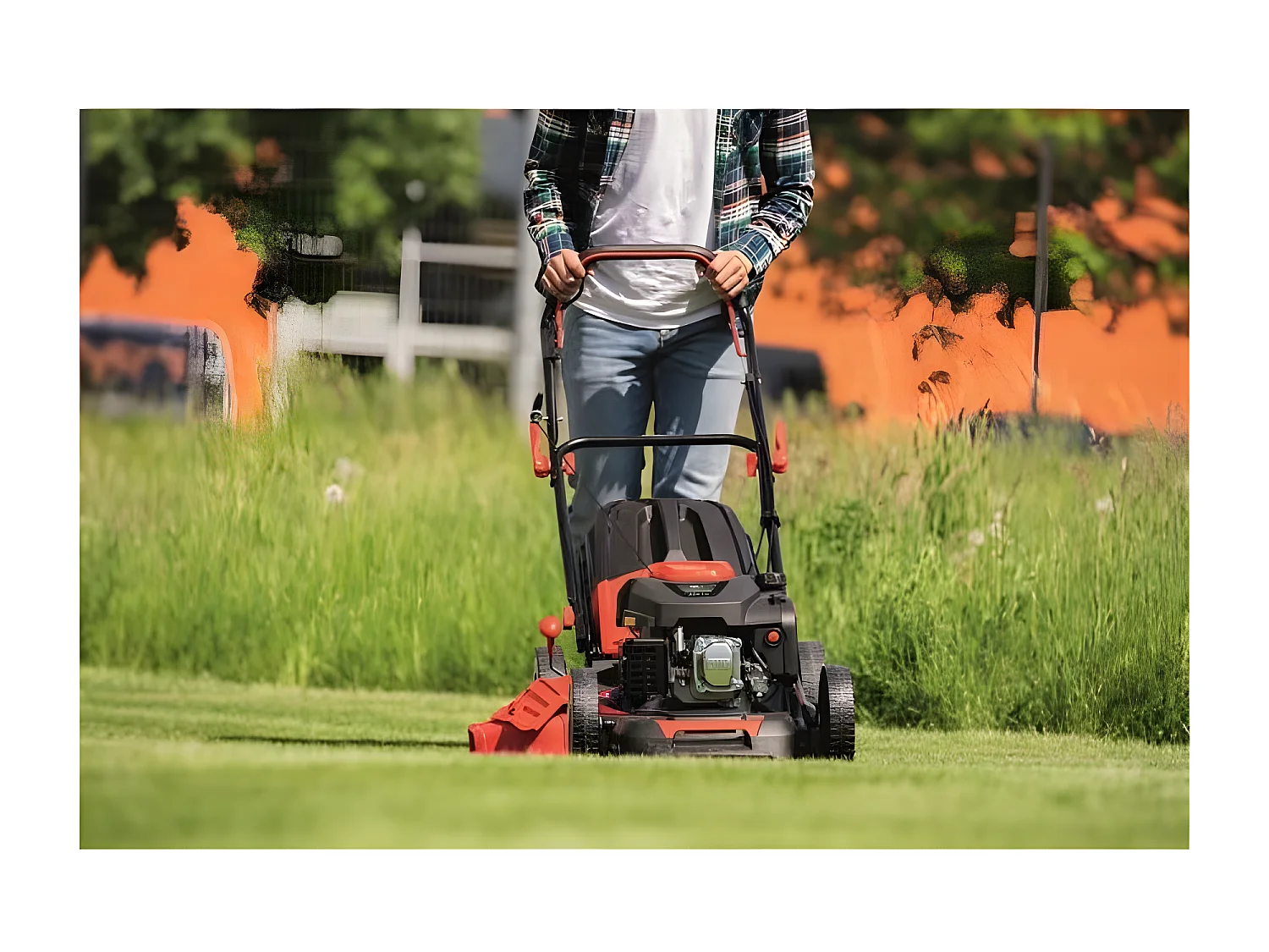 Tondeuse autotractée 4 en 1 - 53 cm de coupe MS225-53BR Scheppach