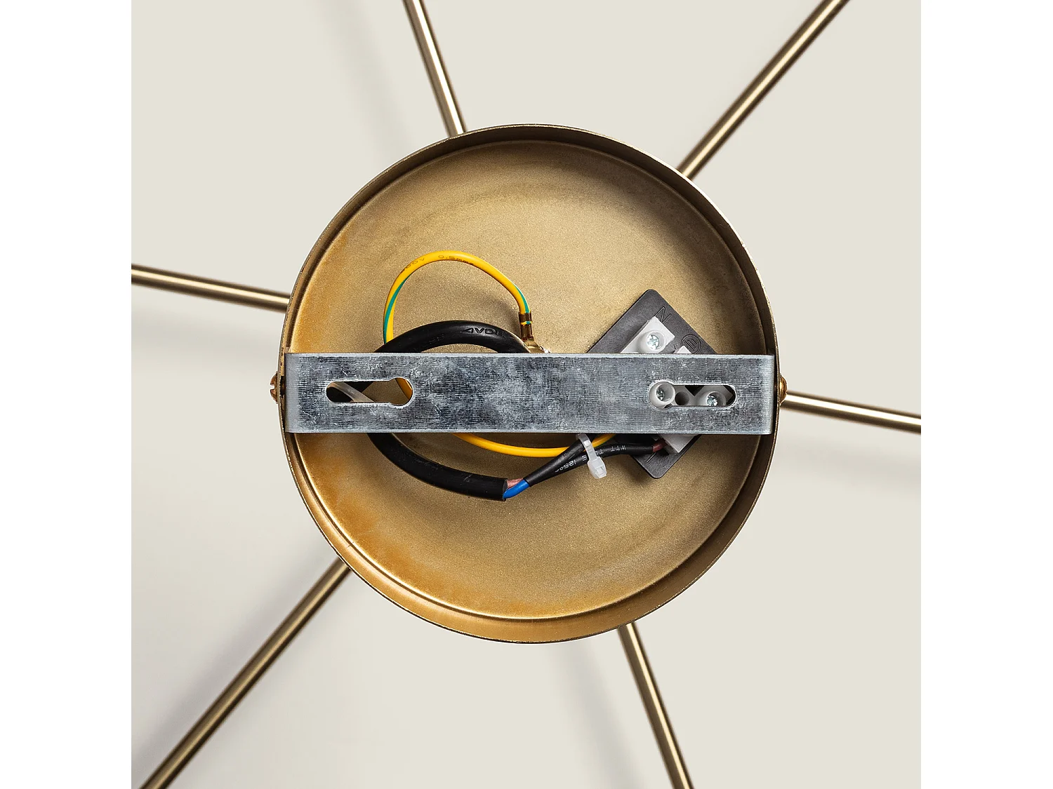 Plafonnier Aluminium 6 Spots Jigger  Noir