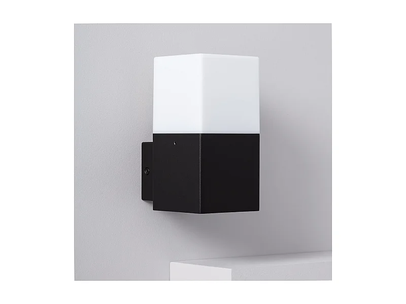 Applique da Parete per Esterni Alluminio Domus Nero