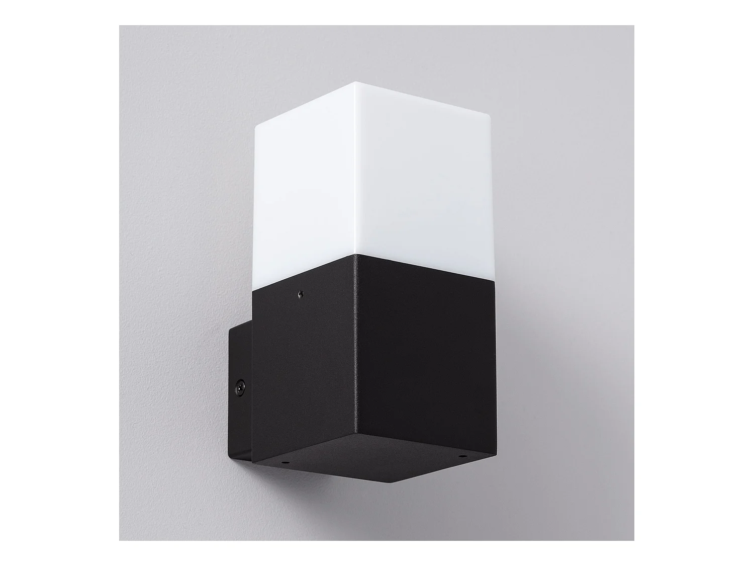 Applique da Parete per Esterni Alluminio Domus Nero