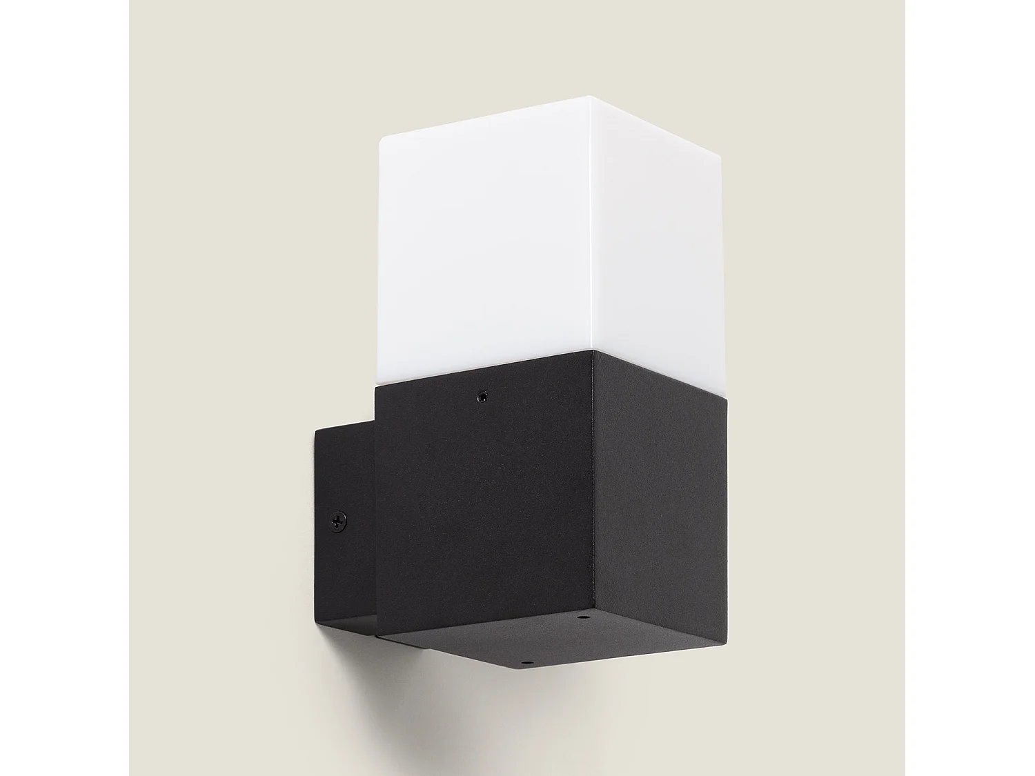 Applique Murale Extérieure Aluminium Domus Noire