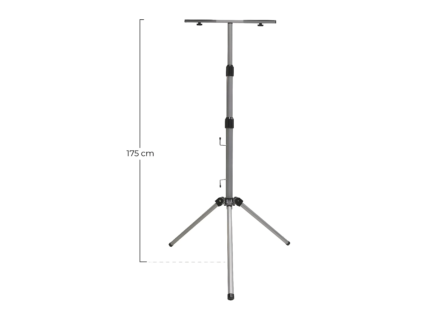 Trípode Telescópico con 2x20W Proyectores LED de Exterior Orientable Aluminio 4000K 7hSevenOn Outdoor