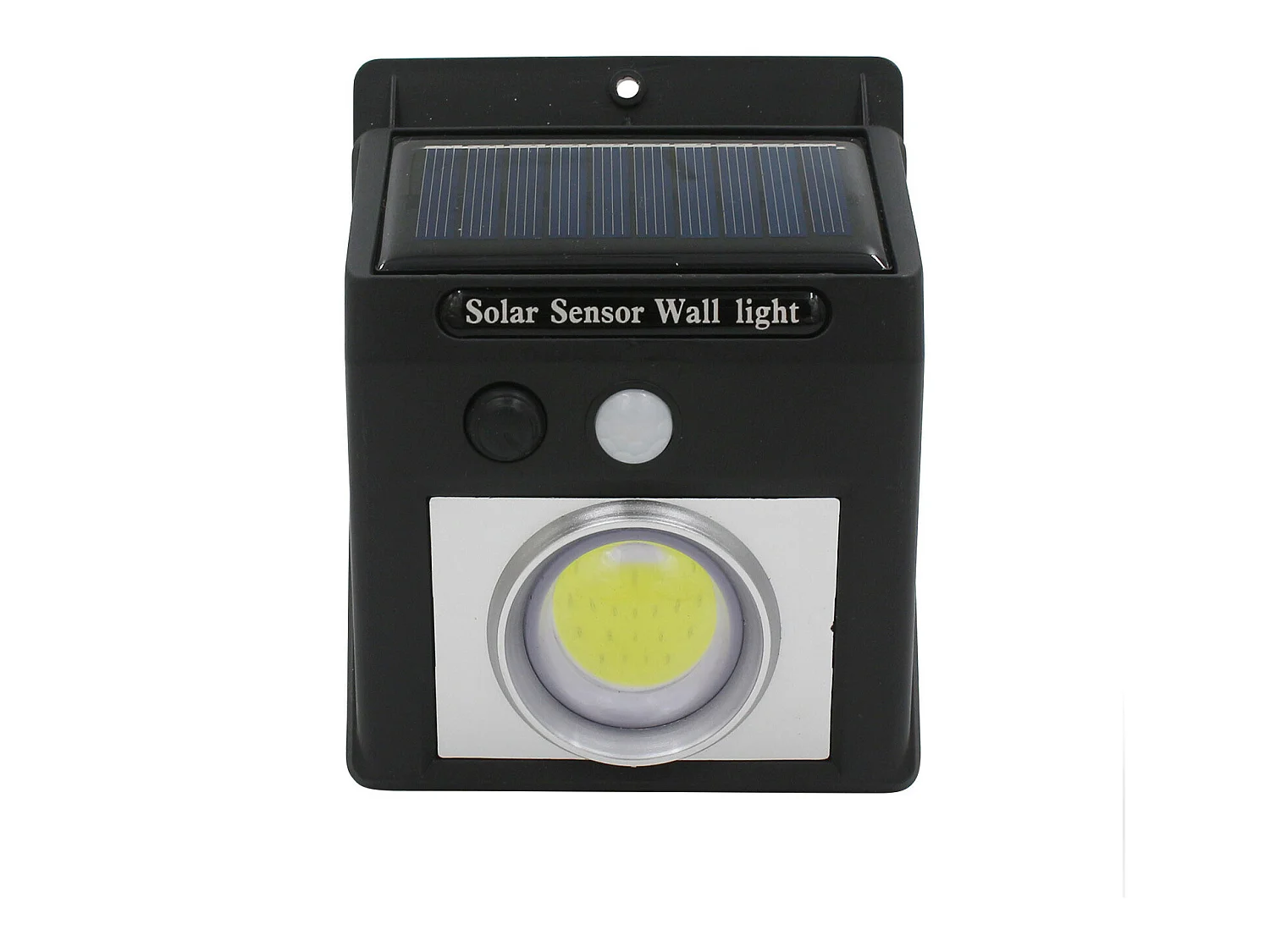 Confezione 6 applique solari a LED con sensore crepuscolare e di movimento nero 7500K 20000H 7hSevenOn