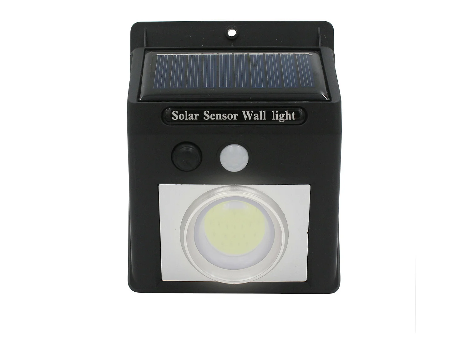 Confezione 6 applique solari a LED con sensore crepuscolare e di movimento nero 7500K 20000H 7hSevenOn