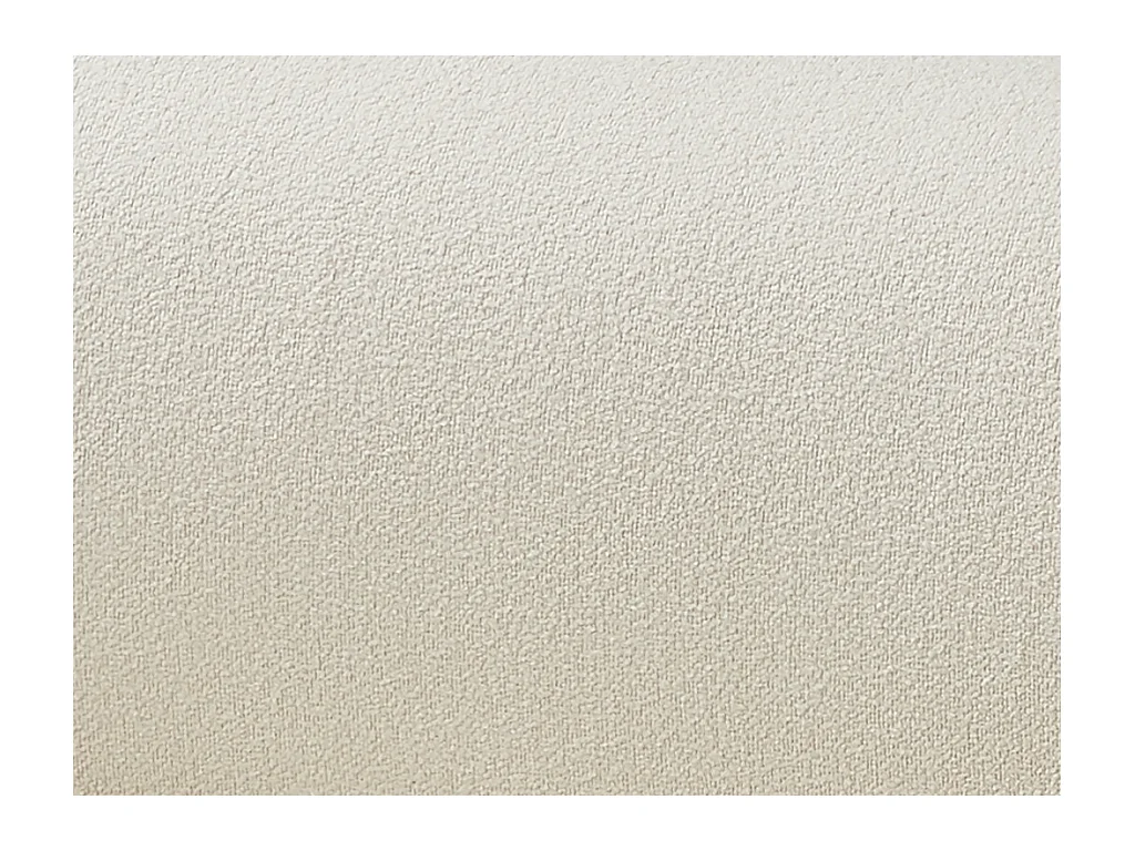 Canapé 3 places en tissu bouclette blanc ivoire BOVANA de Pascal Morabito