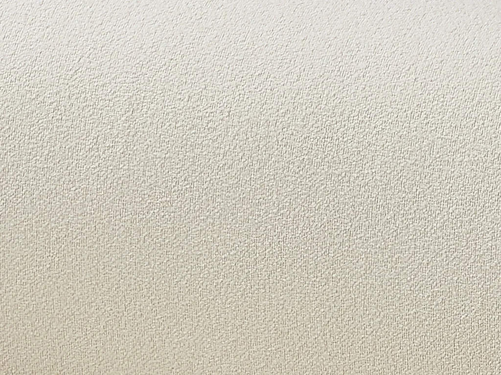 Canapé 3 places en tissu bouclette blanc ivoire BOVANA de Pascal Morabito