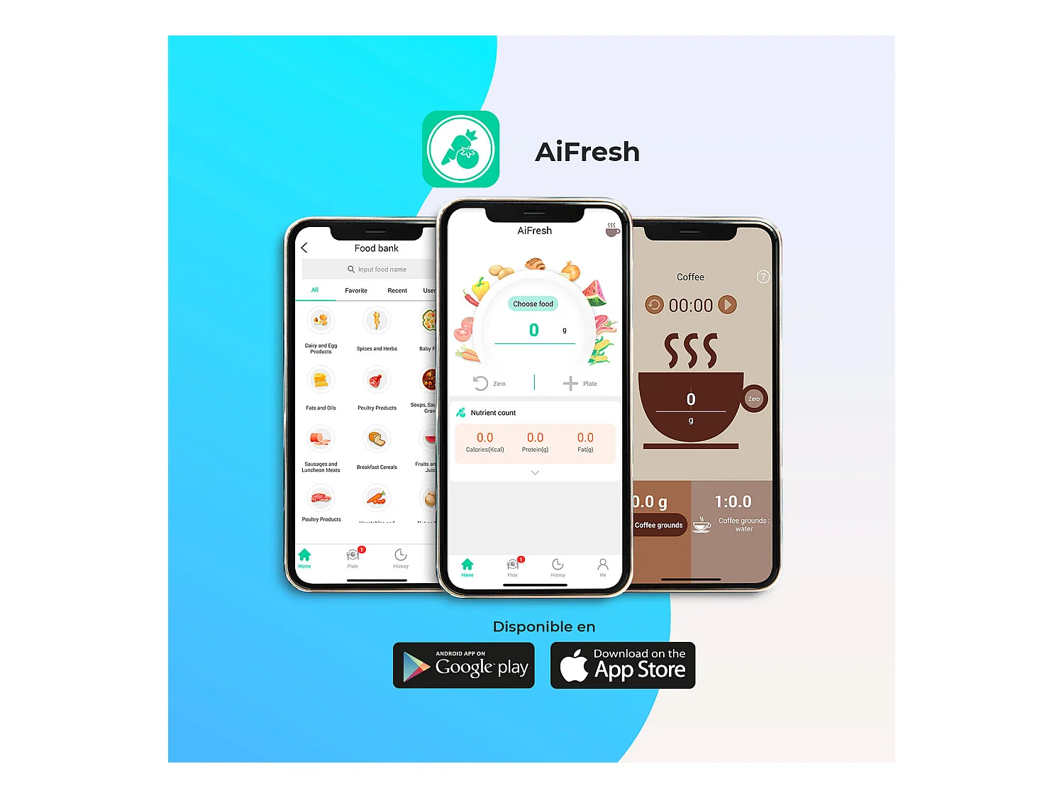 Dayron Bilancia da cucina intelligente Bluetooth in acciaio inox con APP
