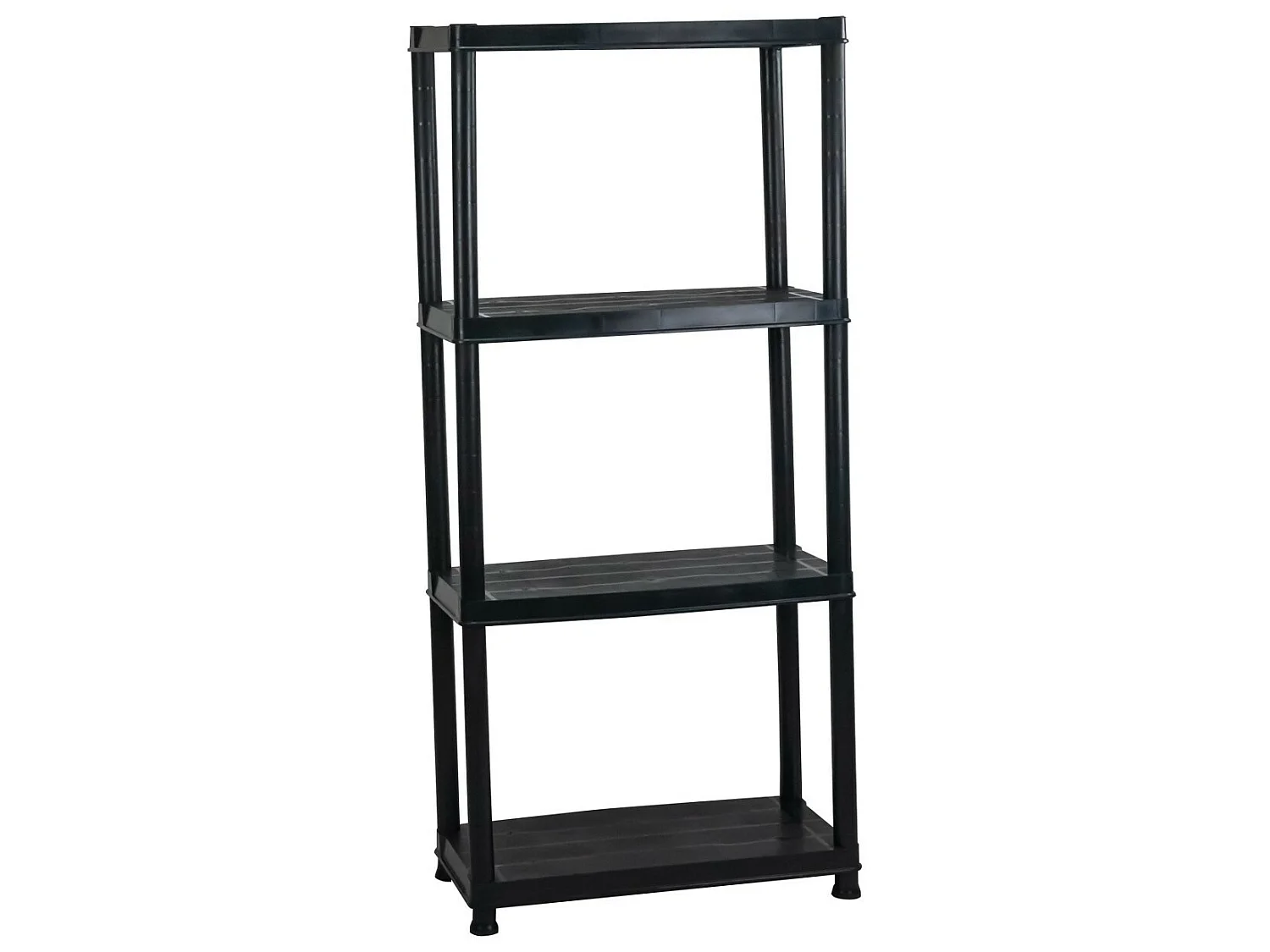 Estantería de Resina con 4 Baldas de 130x60x30cm 100Kg O91