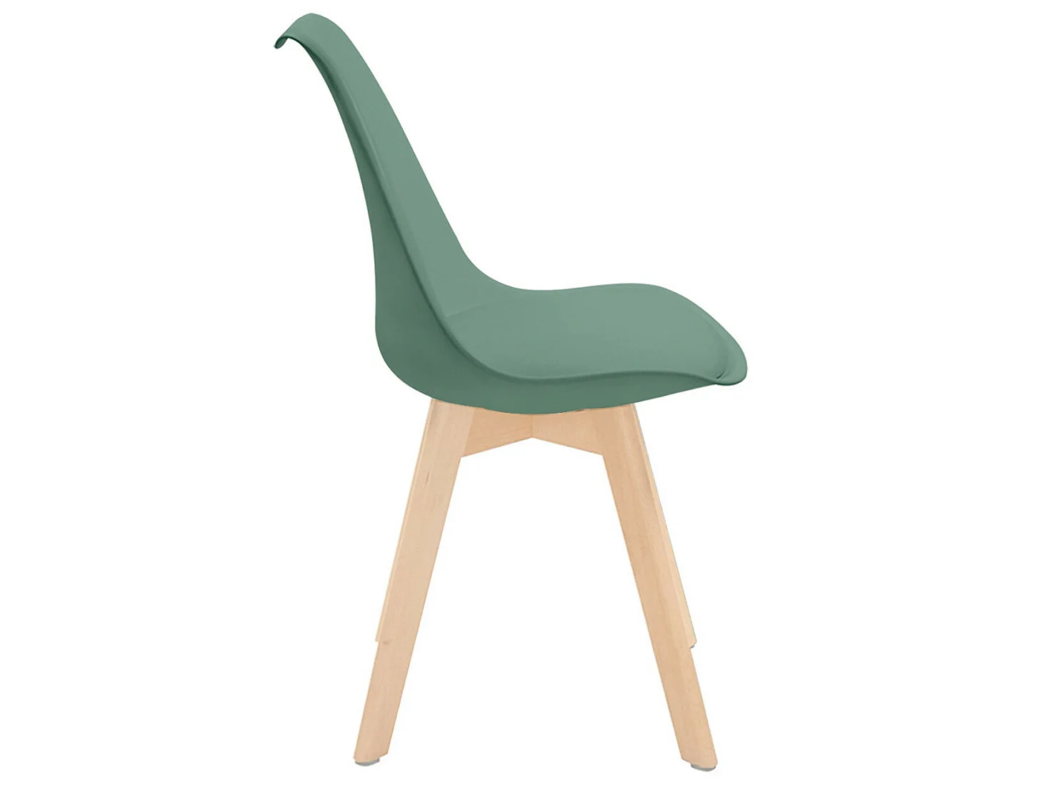 Pack 2 Chaises à manger Daria Style nordique 83x55x48cm Thinia Home