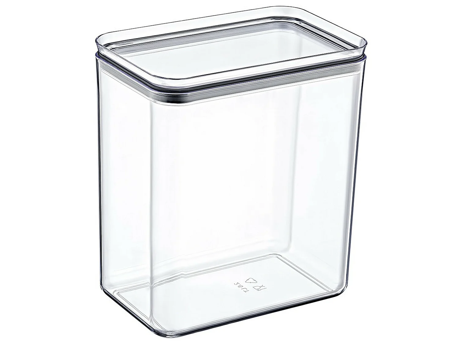 Pack 3 Recipientes Herméticos para Alimentos Grandes Rectangulares 10.5x16.5x19cm 7house