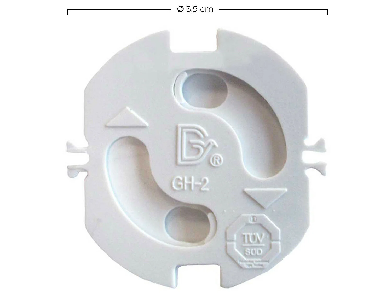 Confezione da 3 protezioni rotanti bianche per prese 7hSevenOn Elec