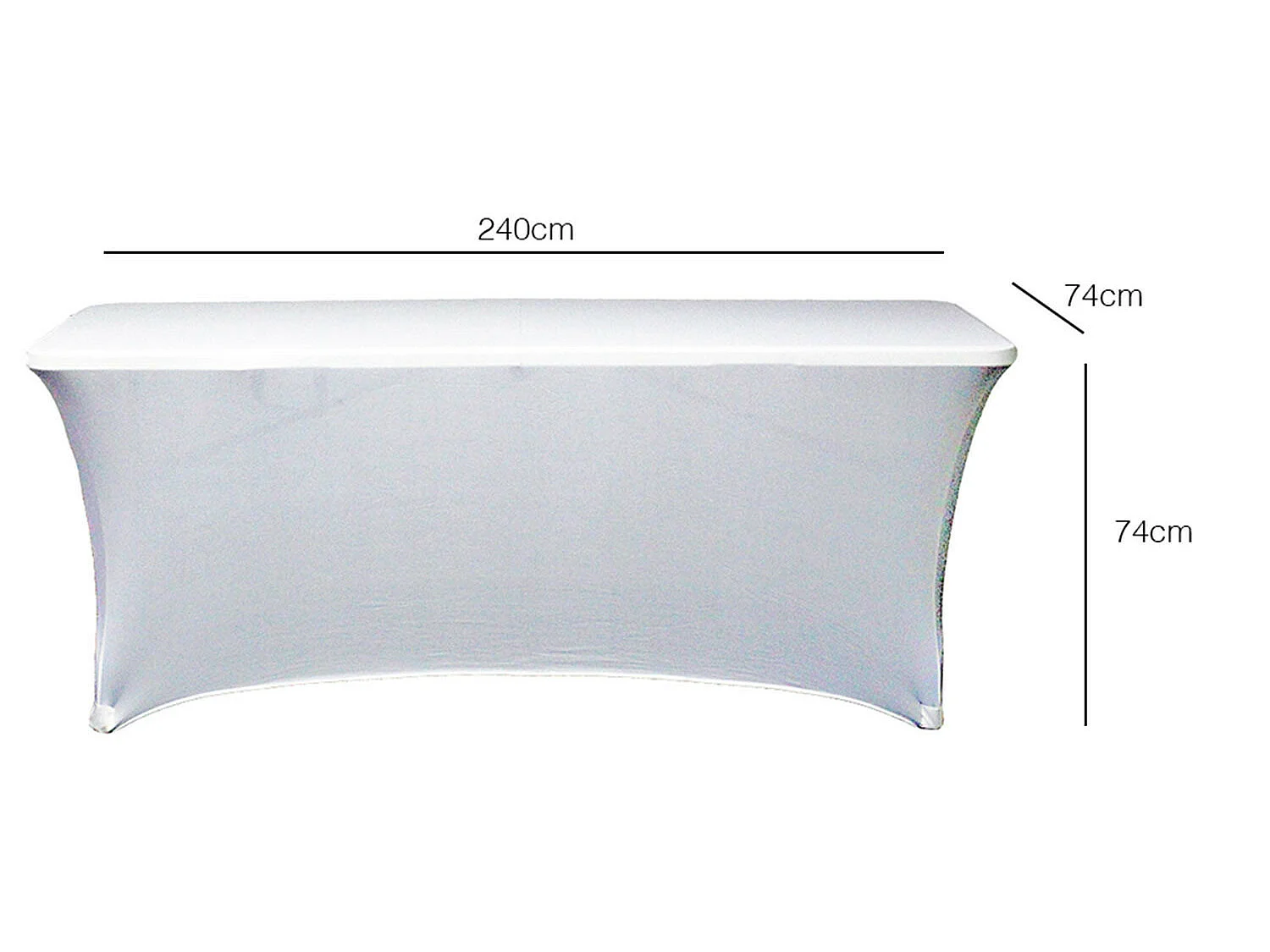 Funda Protectora para Mesa Rectangular 240x74x74cm RDM Design&Basic