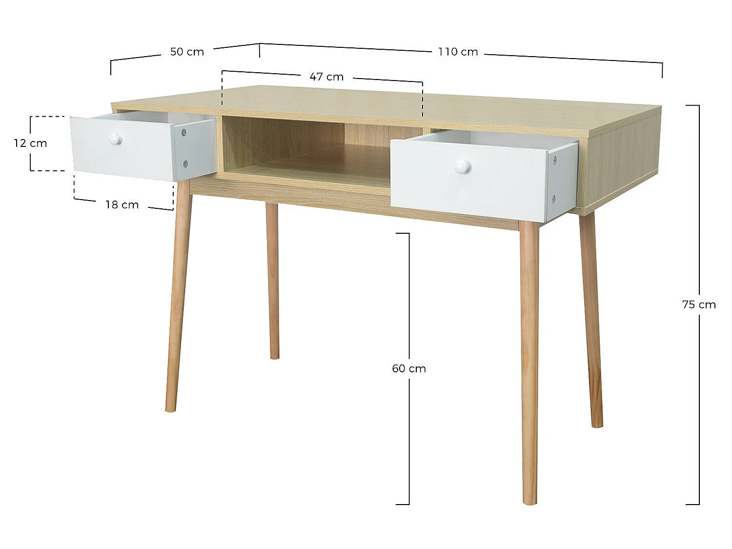 Console Minimaltwo 110x50x75cm Thinia Home
