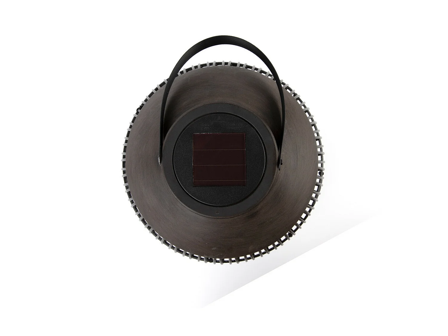 Farol Solar LED Exterior Redondo Marrón 3000K 7hSevenOn Outdoor