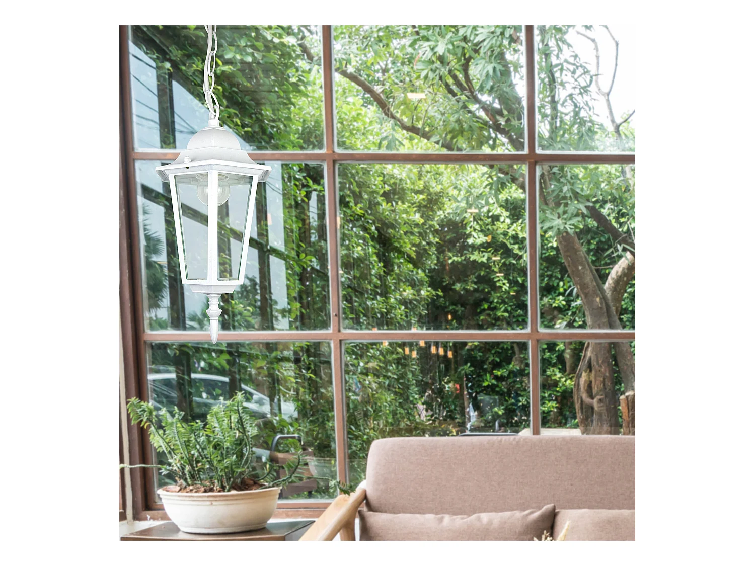 Aplique de Techo Colgante de Exterior Astrid Blanco 7hSevenOn Outdoor