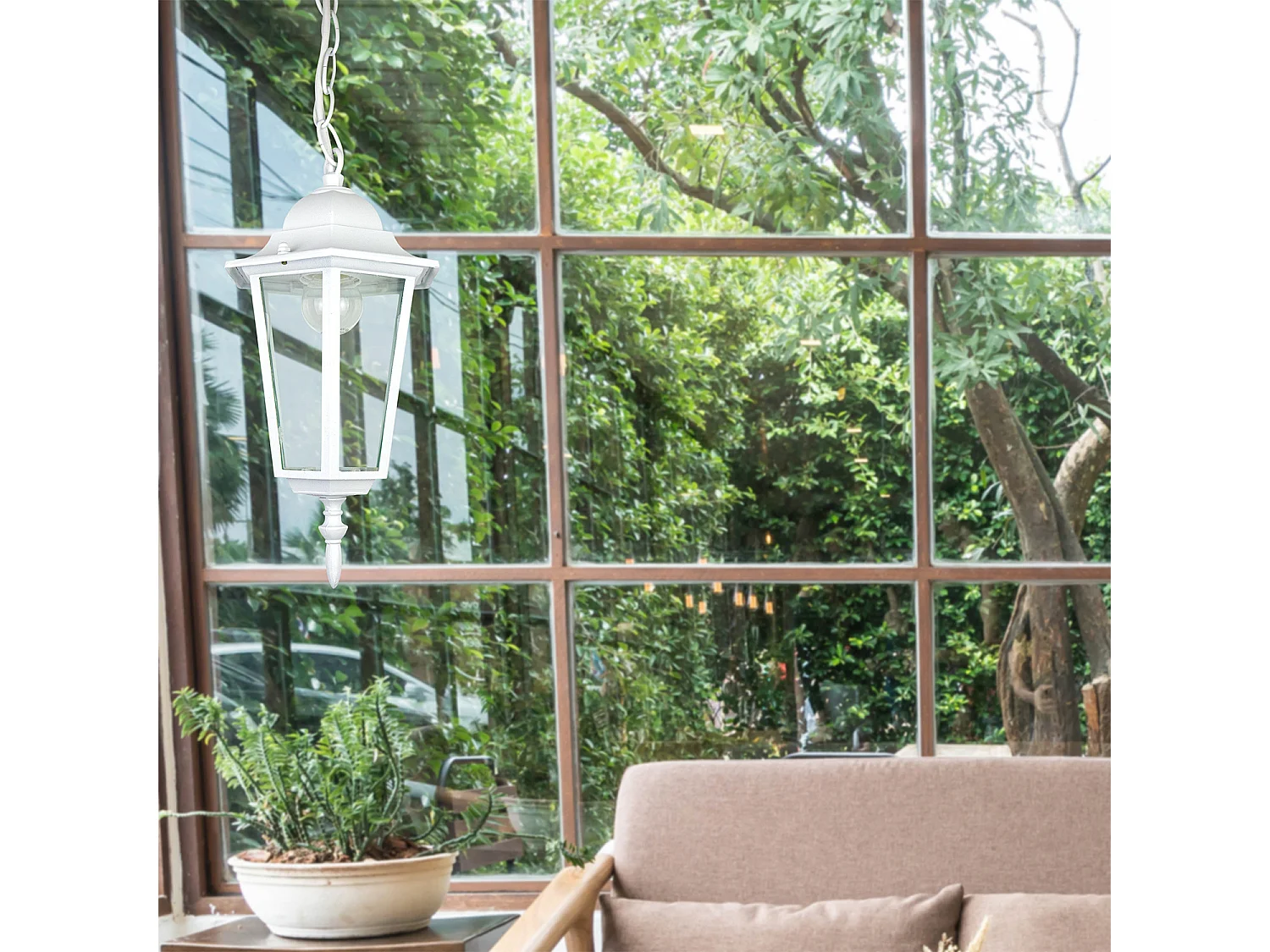 Aplique de Techo Colgante de Exterior Astrid Blanco 7hSevenOn Outdoor