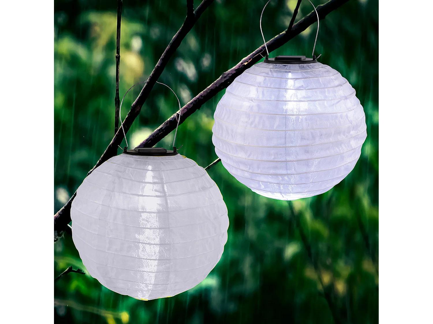 Lanterne solaire LED extérieure blanche 6000K 7hSevenOn Outdoor