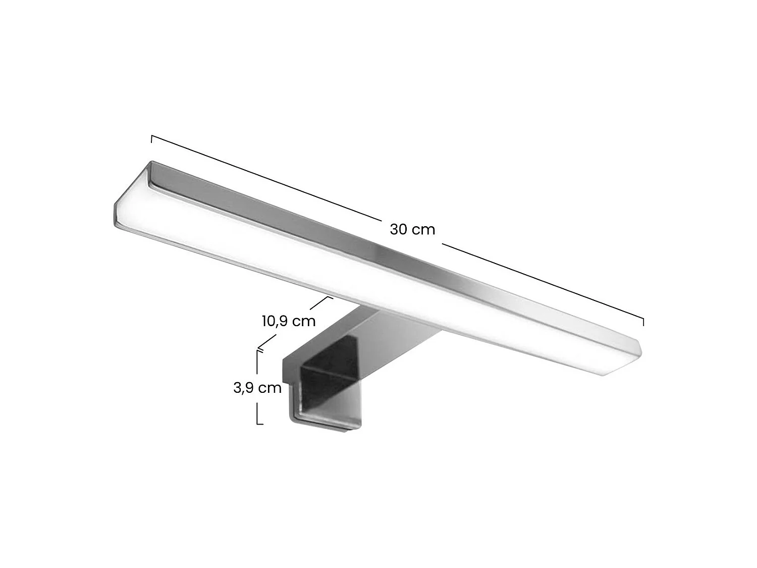 Aplique LED de Baño Perfilado 7,2W 4200K 7hSevenOn