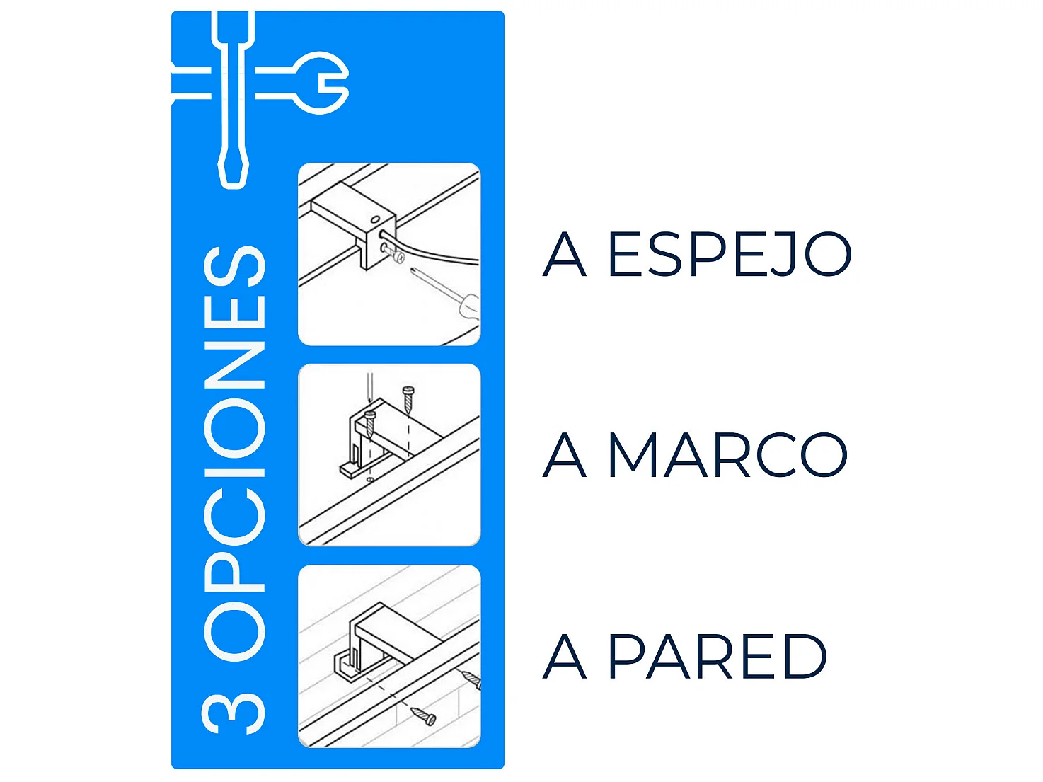 Applique LED pour salle de bain 7,2W 4200K 7hSevenOn