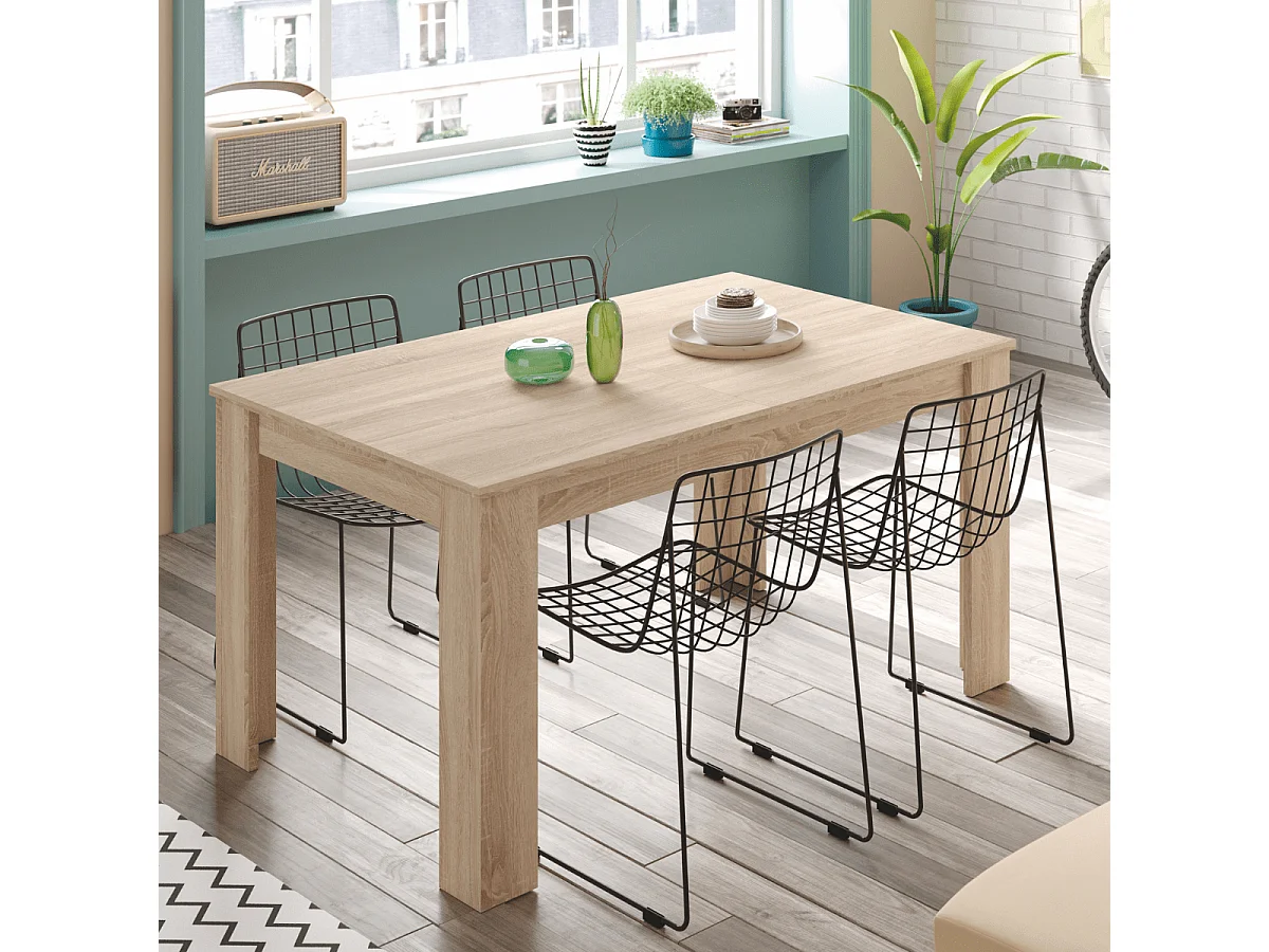 Table à manger extensible L140 à 190 cm - ZAIRA
