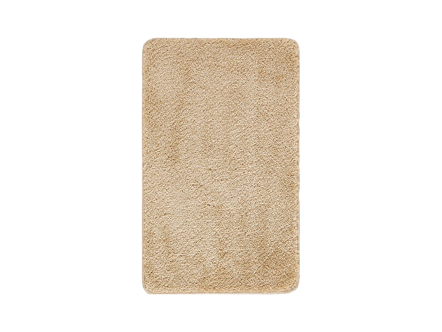 Tapis de Salle de Bain Lavable Antidérapant- Beige Clair - 80x50cm - JUNE