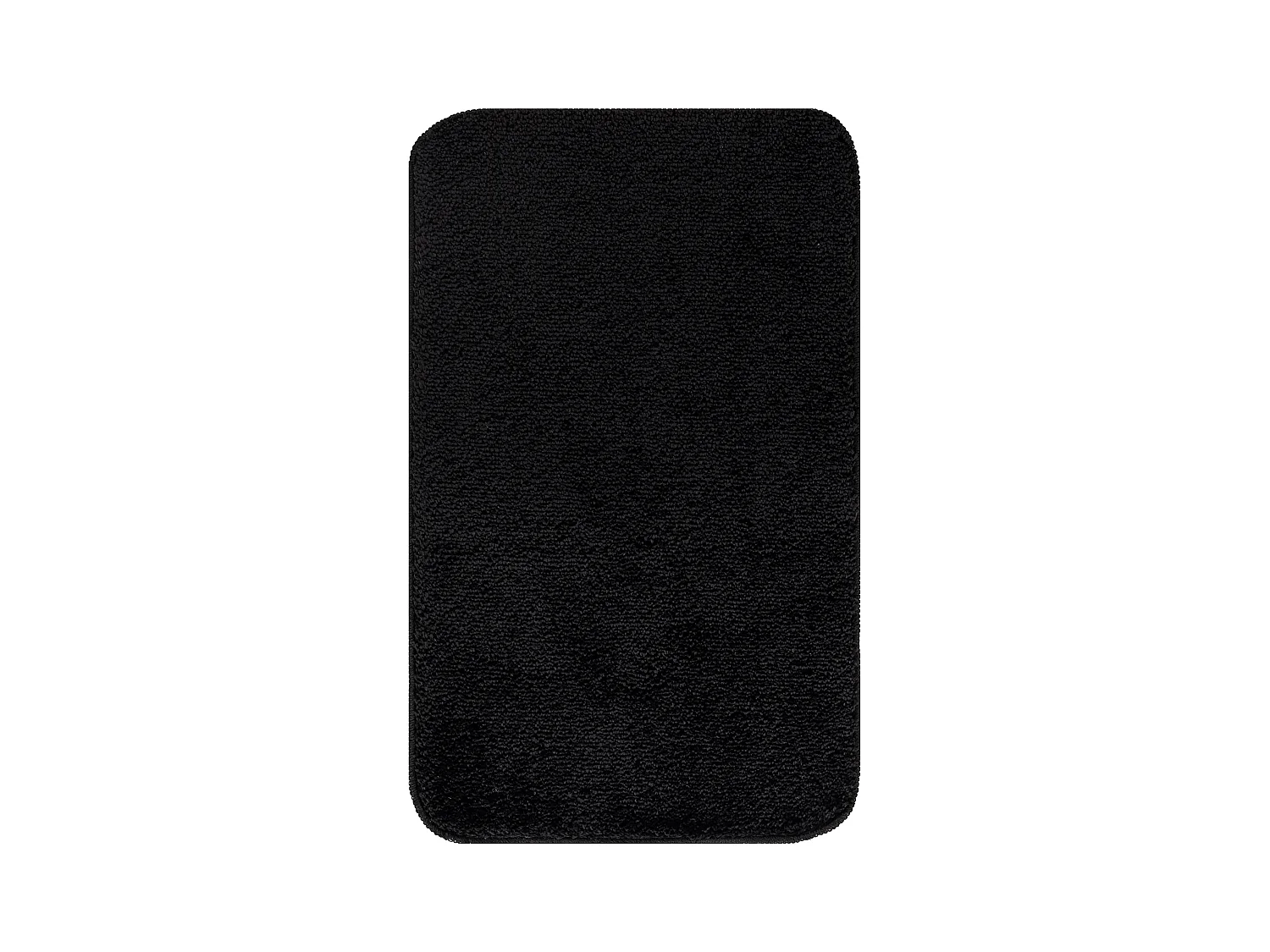 Tappeto da Bagno Antiscivolo Lavabile - Nero - 80x50cm - JUNE