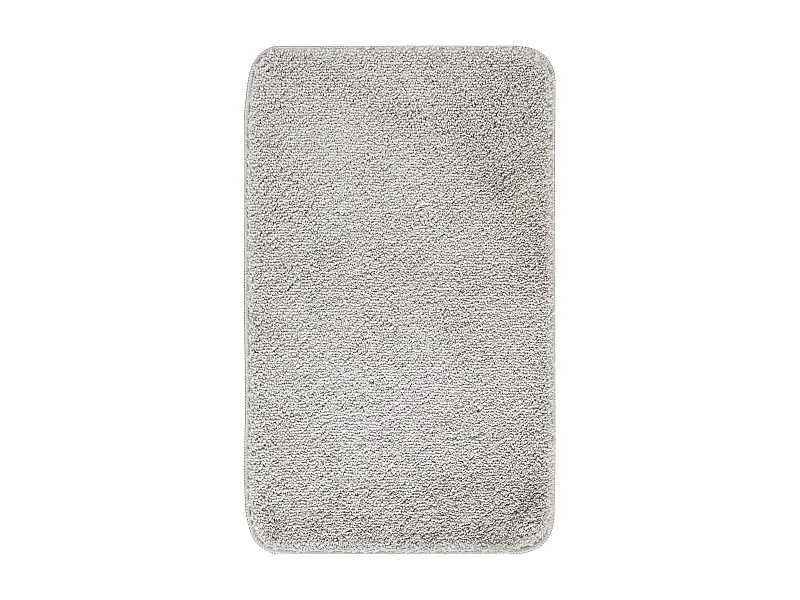 Waschbare Rutschfeste Badezimmer Teppich - Hellgrau - 80x50cm - JUNE