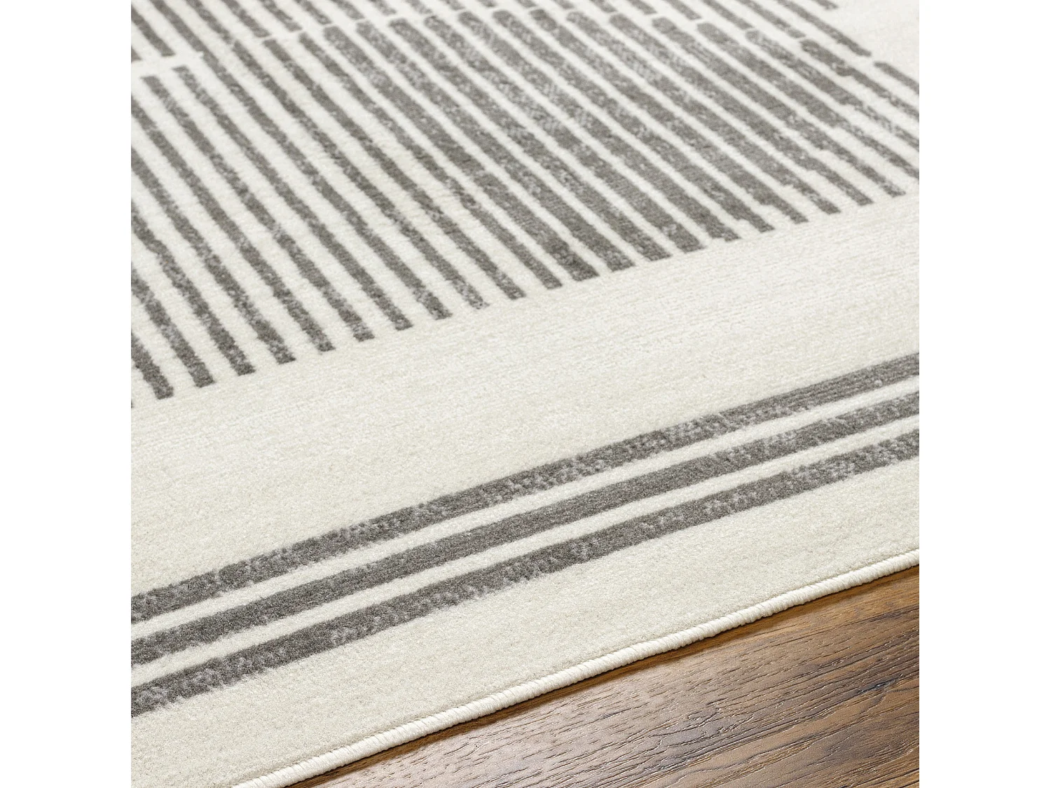 Modern Scandinavisch Tapijt - Wit/Grijs - 152x213cm - REILY